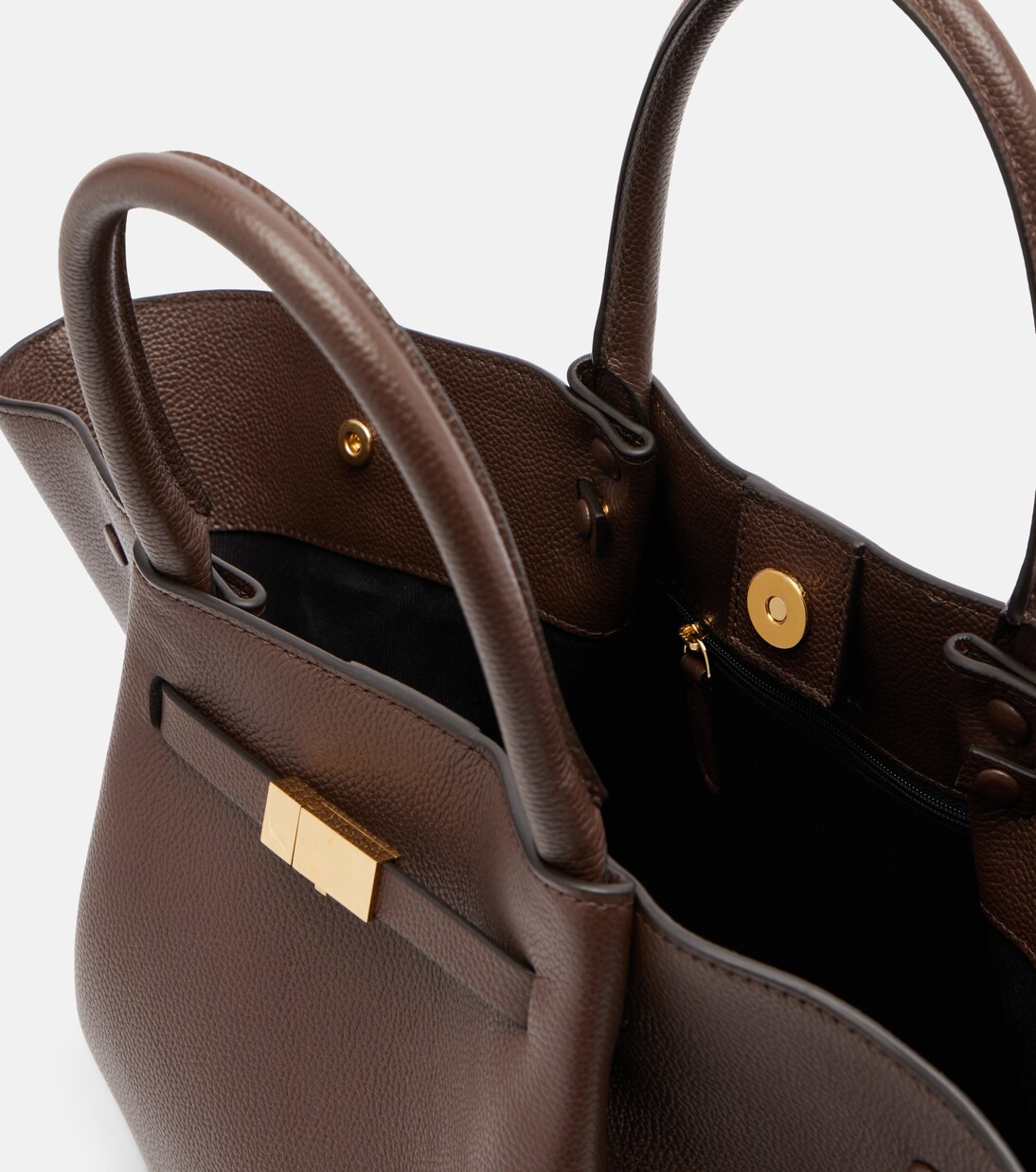 New York Small leather tote bag | DeMellier