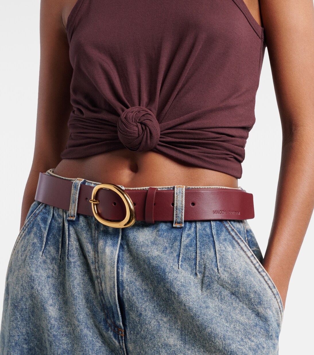 Leather belt | Magda Butrym