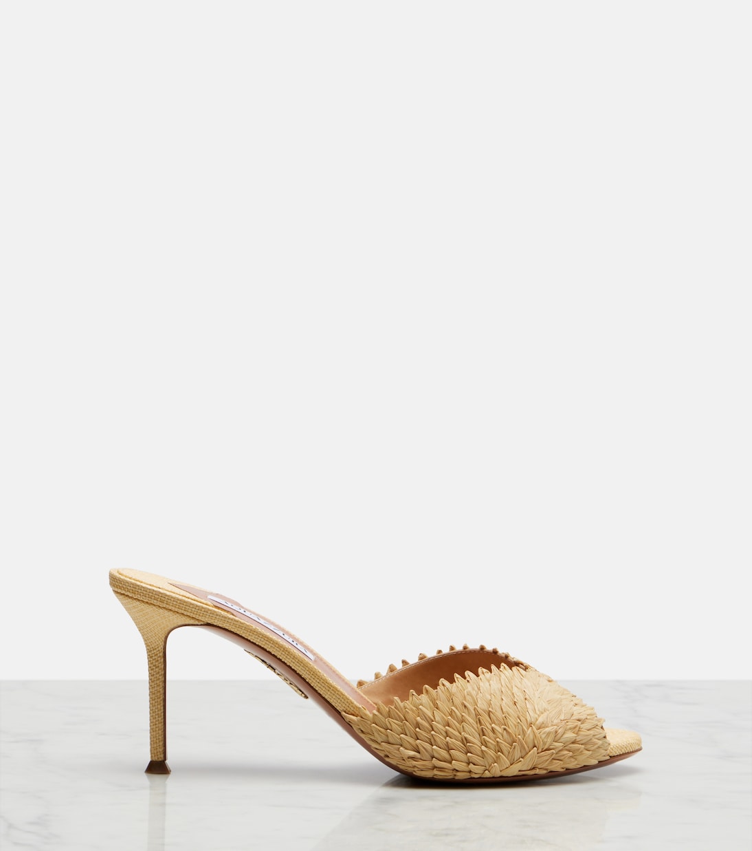 Rio Flirt raffia mules | Aquazzura