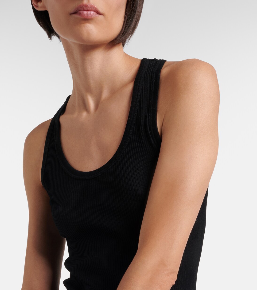 Top Cendrea in cotone a coste | The Row