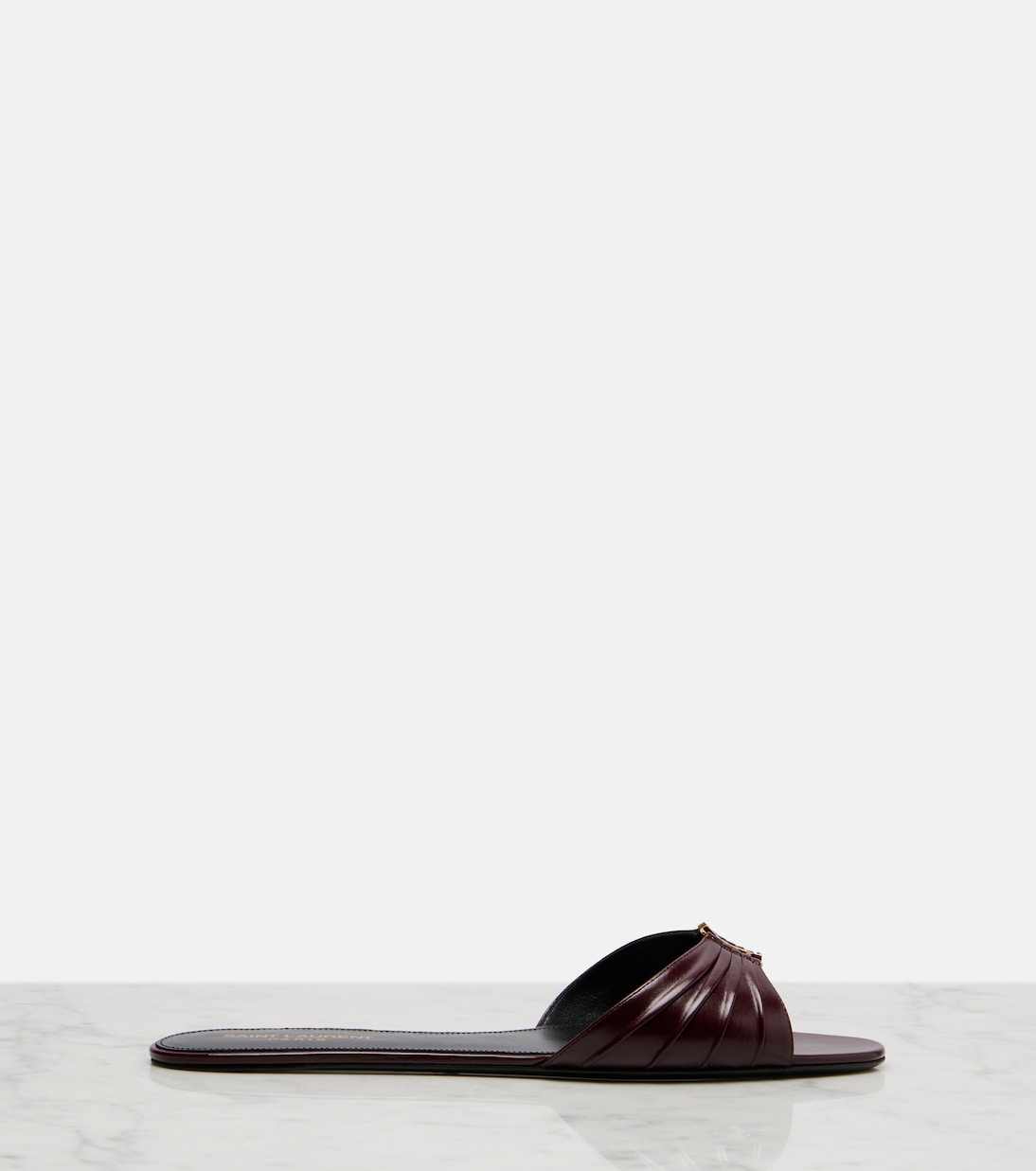 Mules Babylone en cuir | Saint Laurent