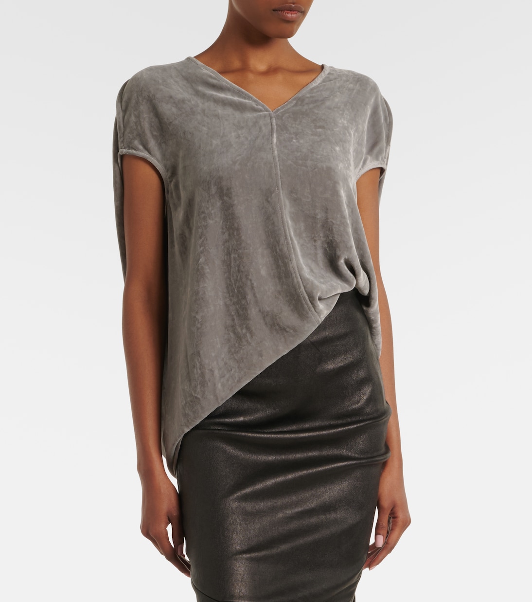 Floating velvet top | Rick Owens