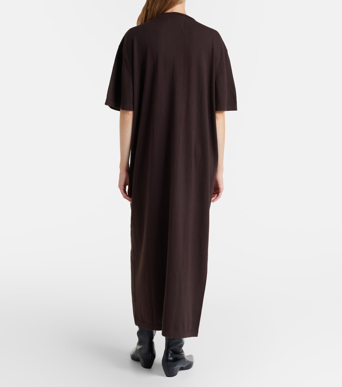 N°321 Kris cotton and cashmere maxi dress | Extreme Cashmere