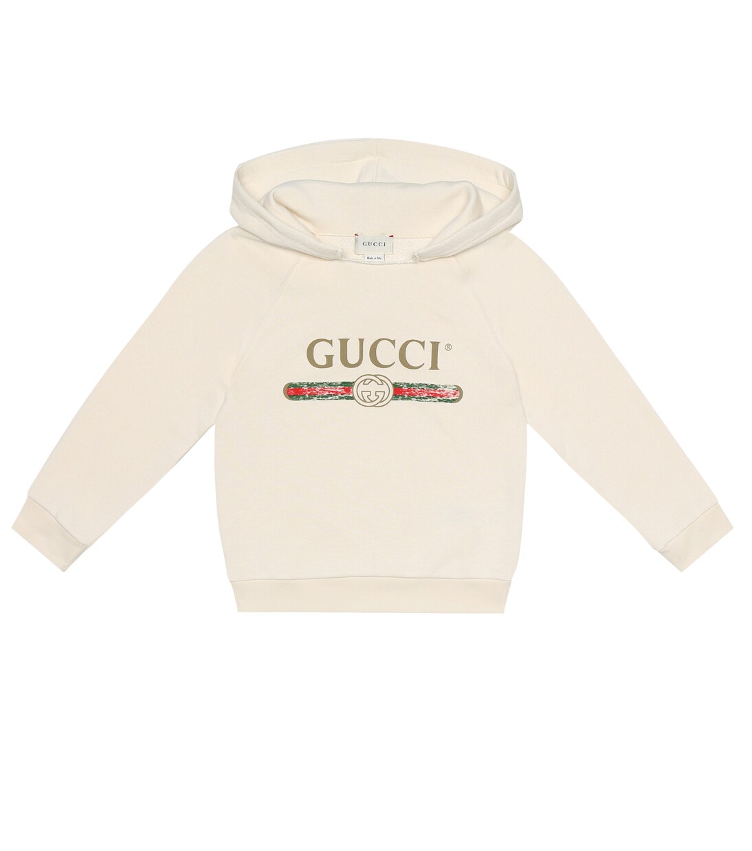 Logo cotton hoodie | Gucci Kids