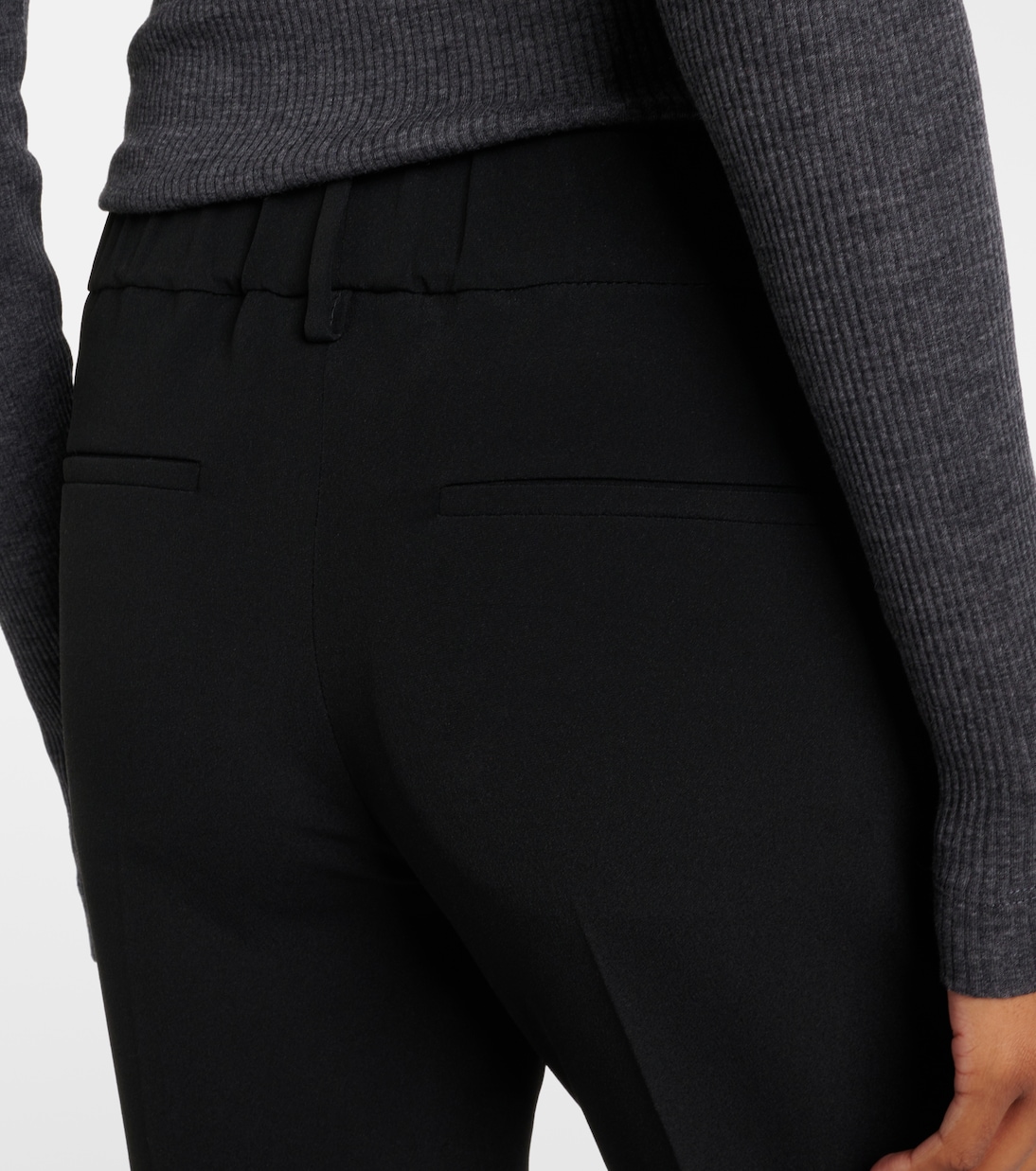 Cropped-Hose aus einem Seidengemisch | Brunello Cucinelli