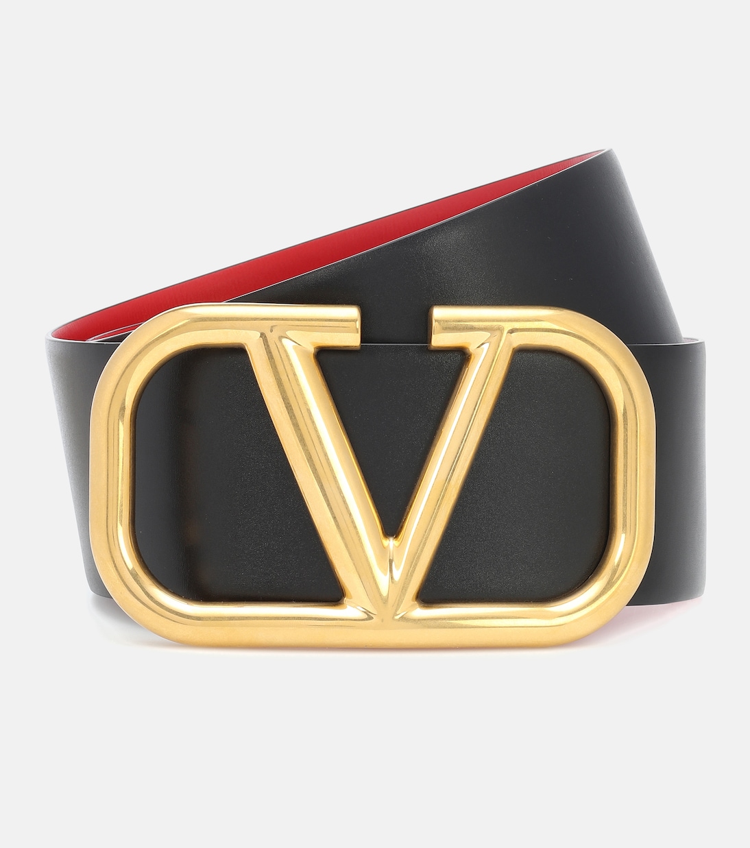 VLogo Signature 70 reversible leather belt | Valentino Garavani