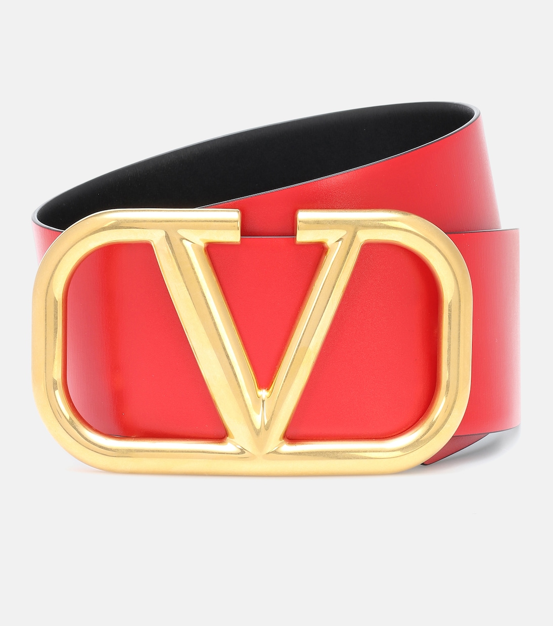 VLogo Signature 70 reversible leather belt | Valentino Garavani