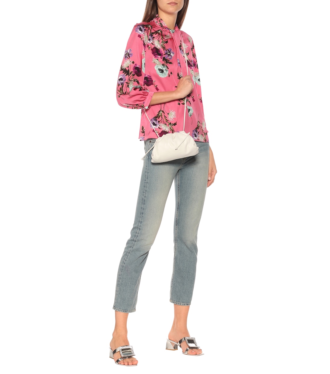 Bikiviv' 45 metallic leather sandals | Roger Vivier