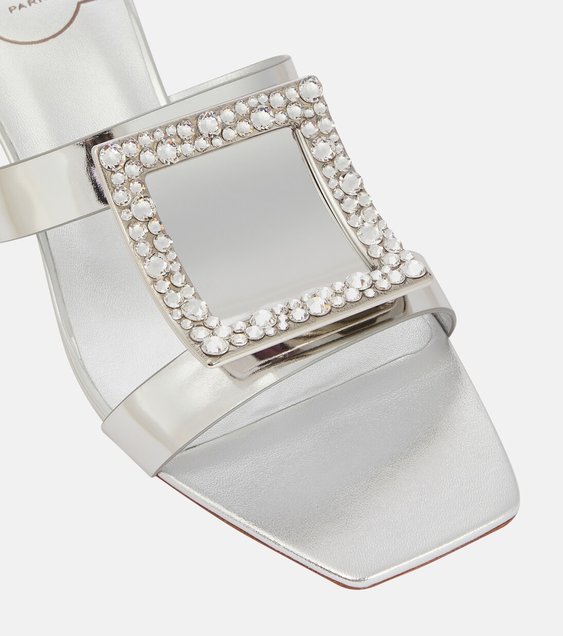 Bikiviv' 45 metallic leather sandals | Roger Vivier