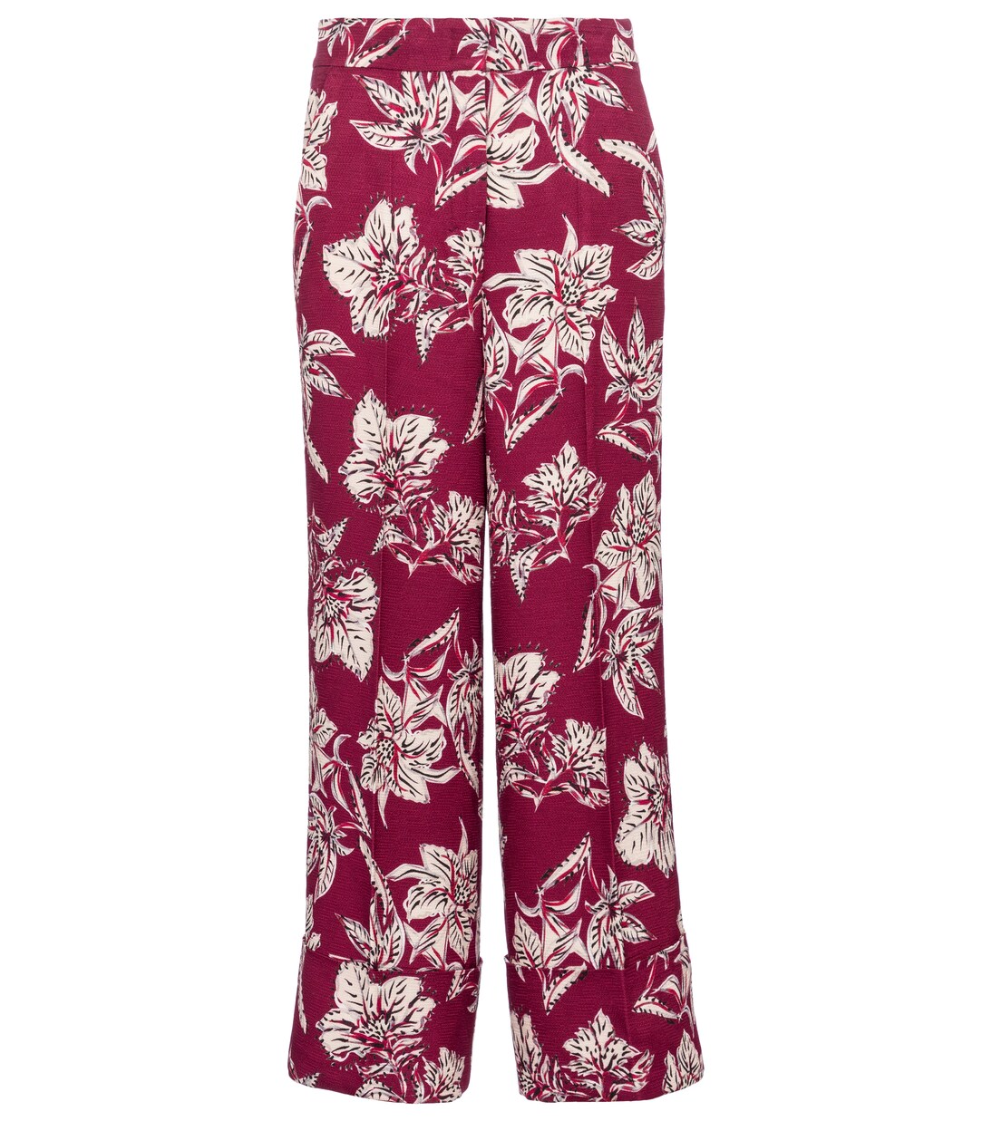 Pantalon ample Structured Florals à taille haute | Dorothee Schumacher
