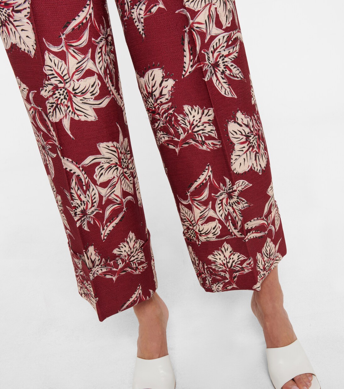 Pantalon ample Structured Florals à taille haute | Dorothee Schumacher