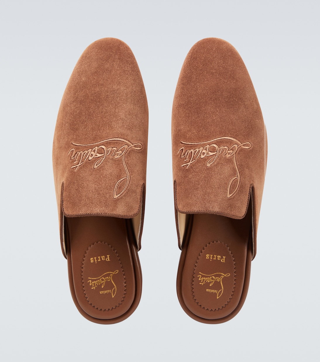 Navy Coolito Flat mules | Christian Louboutin