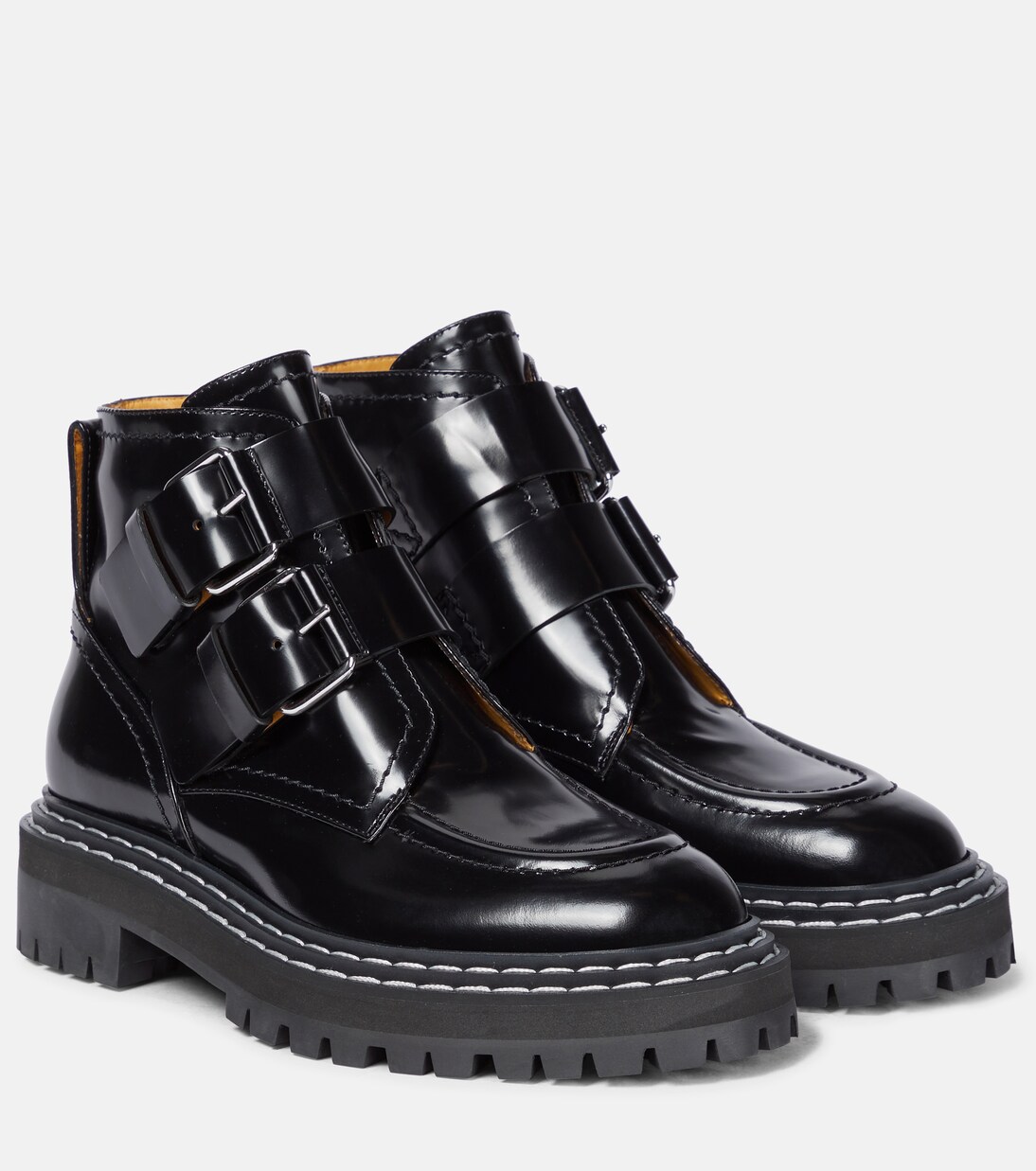 Leather biker boots | Proenza Schouler