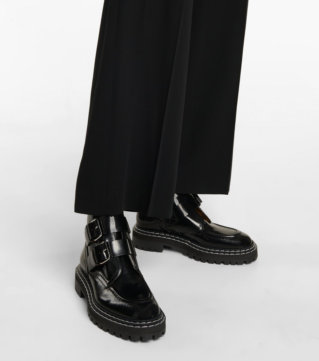 Leather biker boots | Proenza Schouler