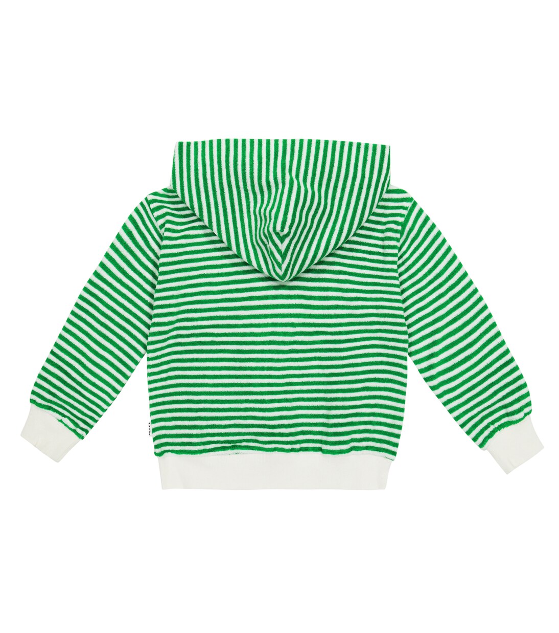 Sweat-shirt Mel à capuche rayé en coton mélangé | Molo