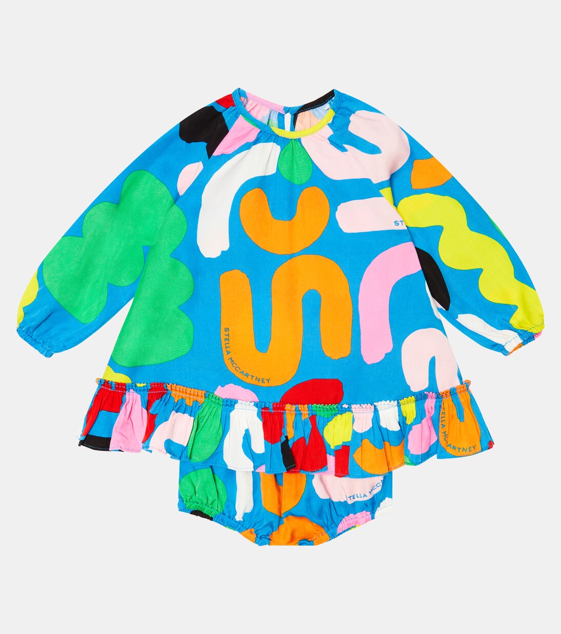 Baby printed dress and bloomers set | Stella McCartney Kids