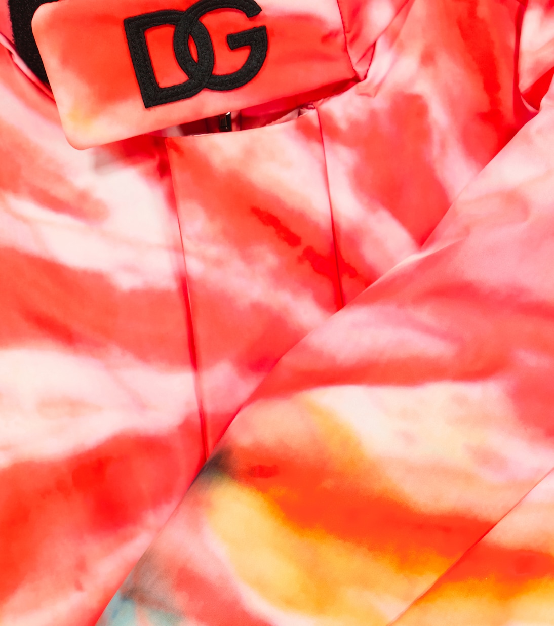 Printed nylon ski jacket | Dolce&Gabbana Kids