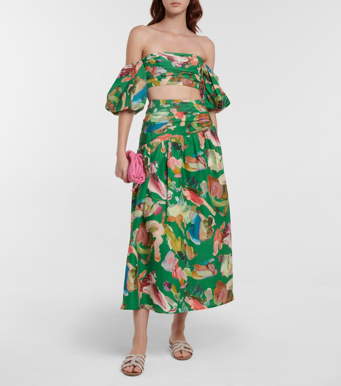 Moondust embellished leather sandals | Aquazzura