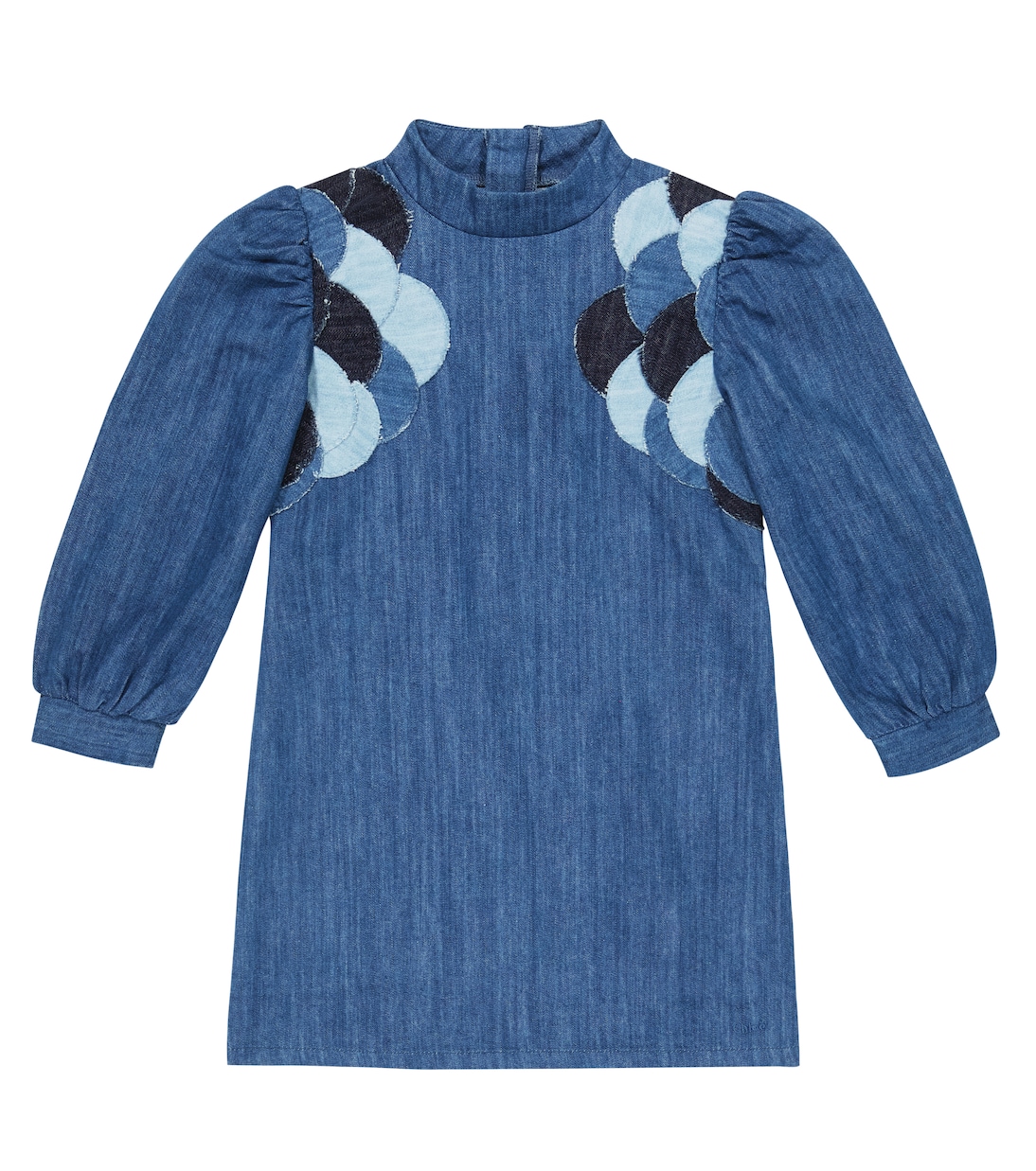 Patchwork denim dress | Chloé Kids