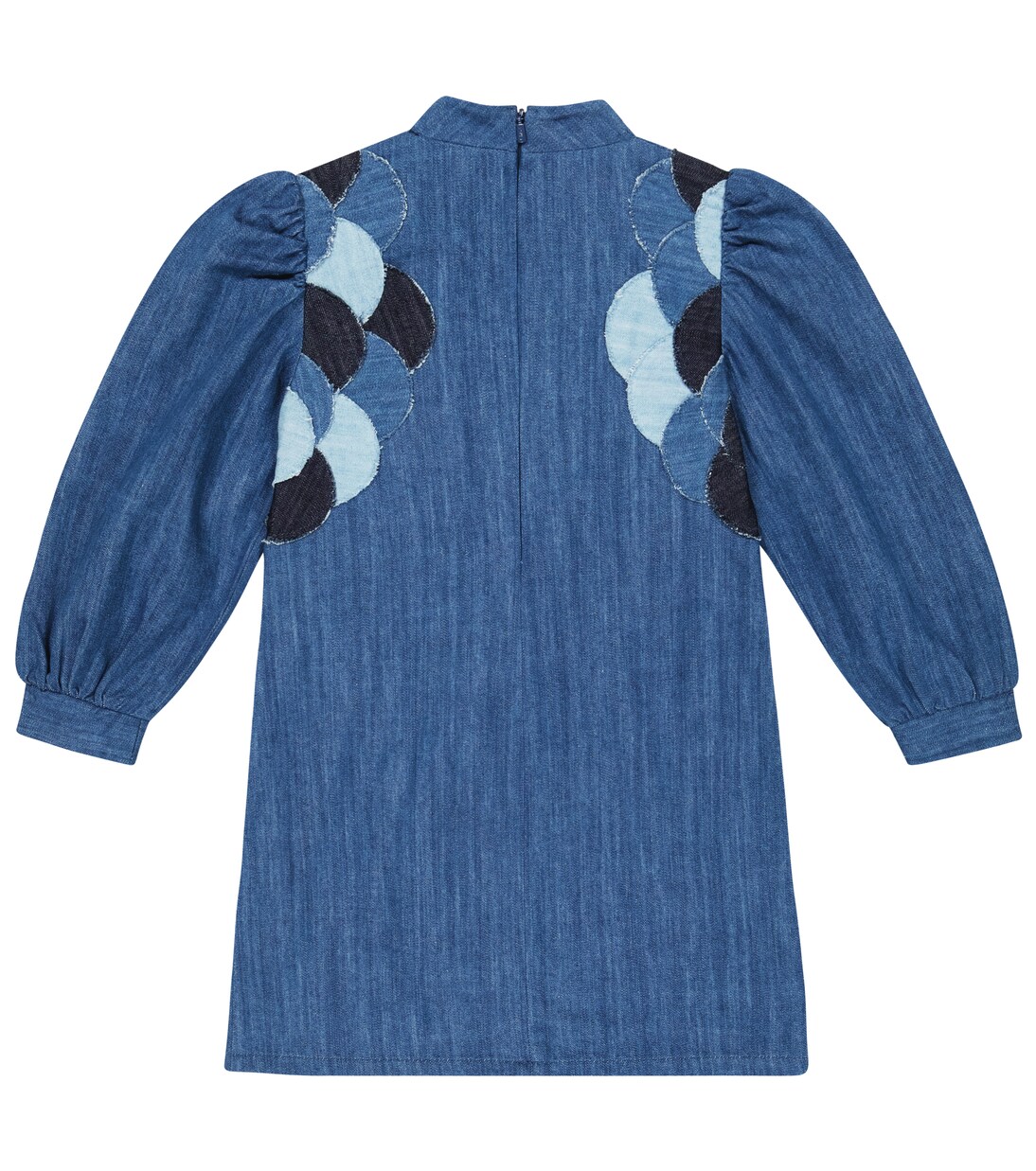 Patchwork denim dress | Chloé Kids