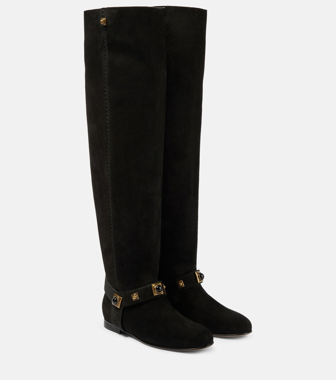 Crown Me suede knee-high boots | Etro