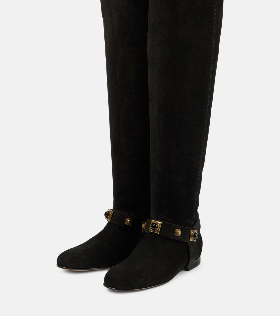 Crown Me suede knee-high boots | Etro