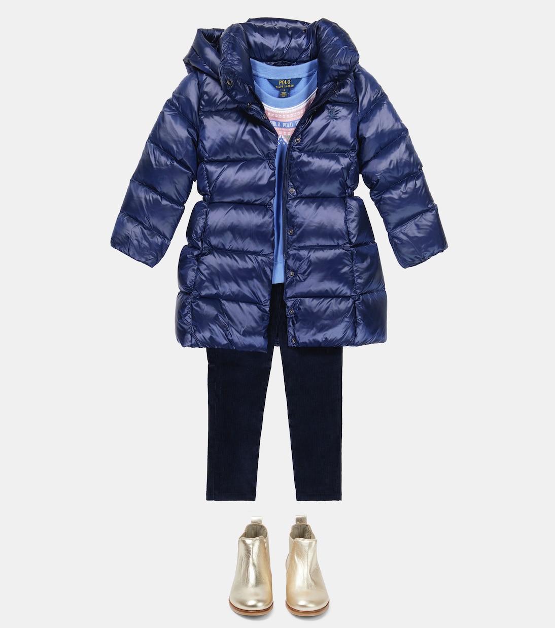 Quilted puffer coat | Polo Ralph Lauren Kids