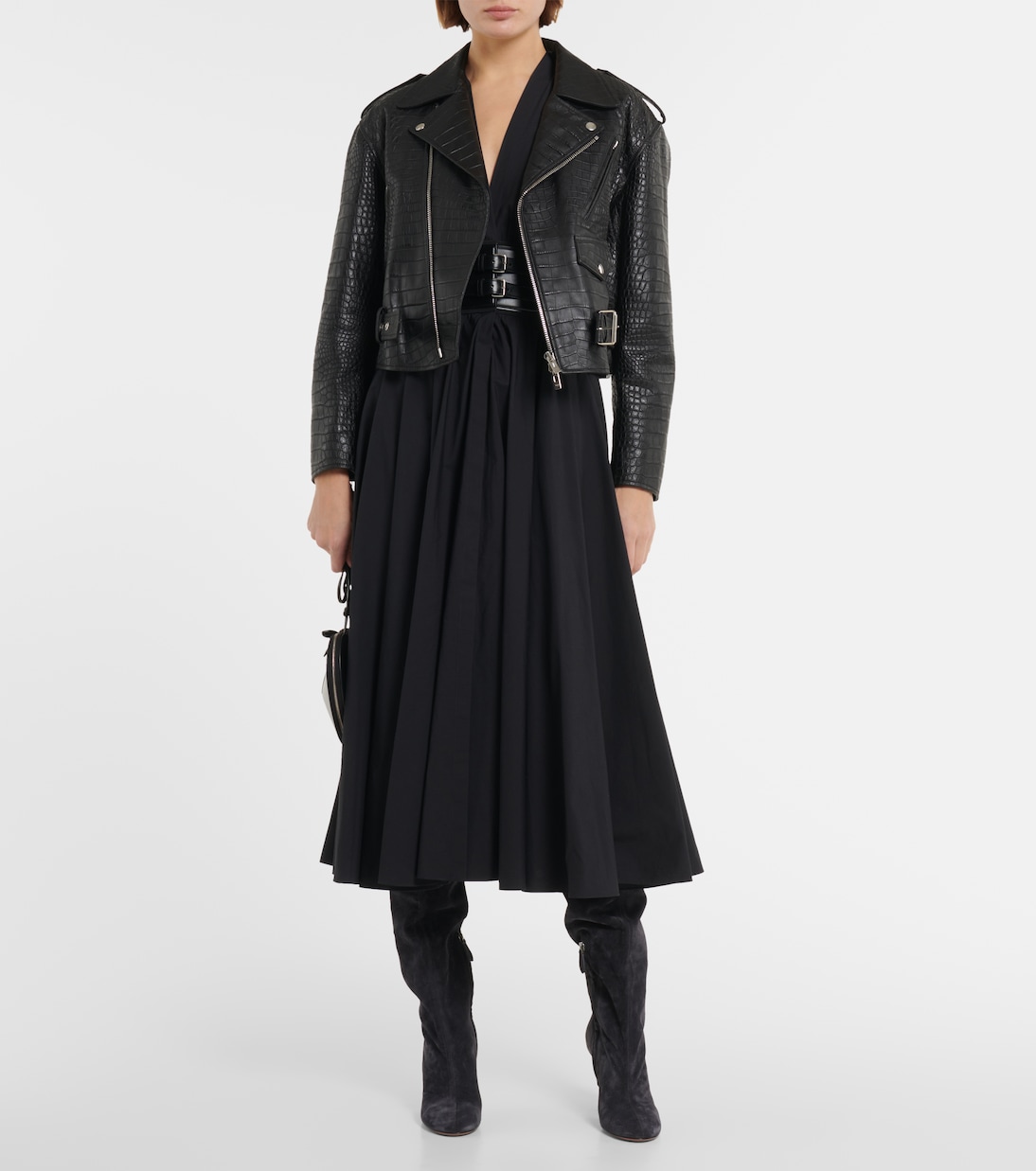 Fluide 90 suede boots | Alaïa