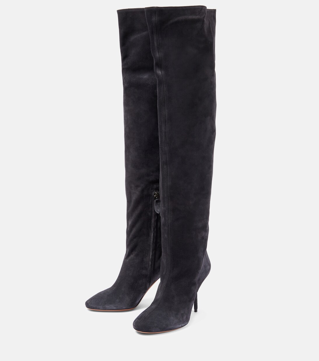 Fluide 90 suede boots | Alaïa