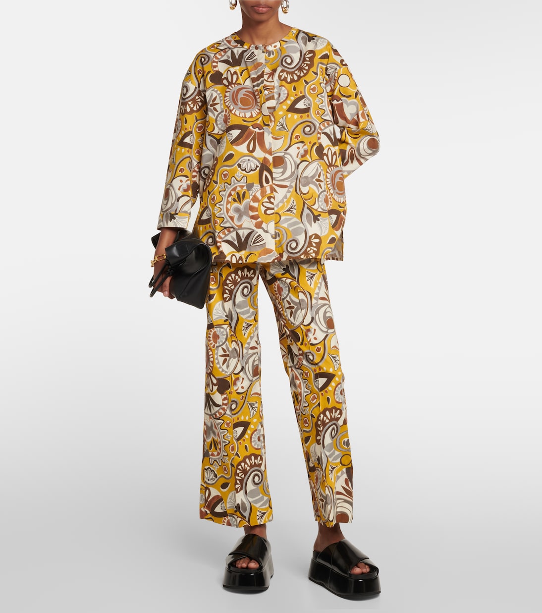 Bedruckte Bluse Ilenia aus einem Baumwollgemisch | 'S Max Mara