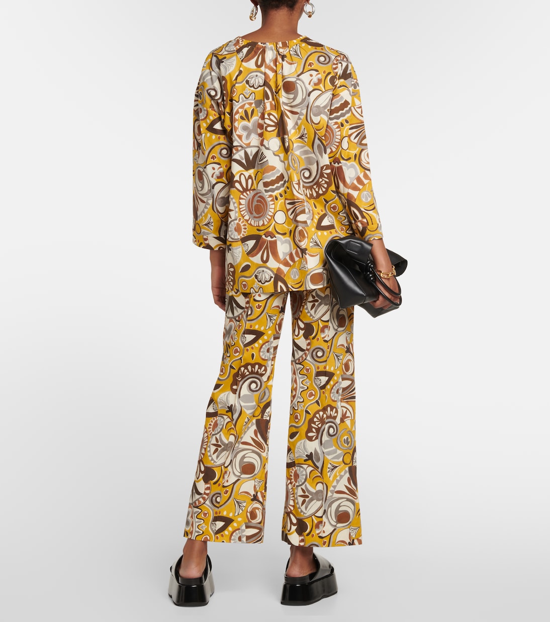 Bedruckte Bluse Ilenia aus einem Baumwollgemisch | 'S Max Mara