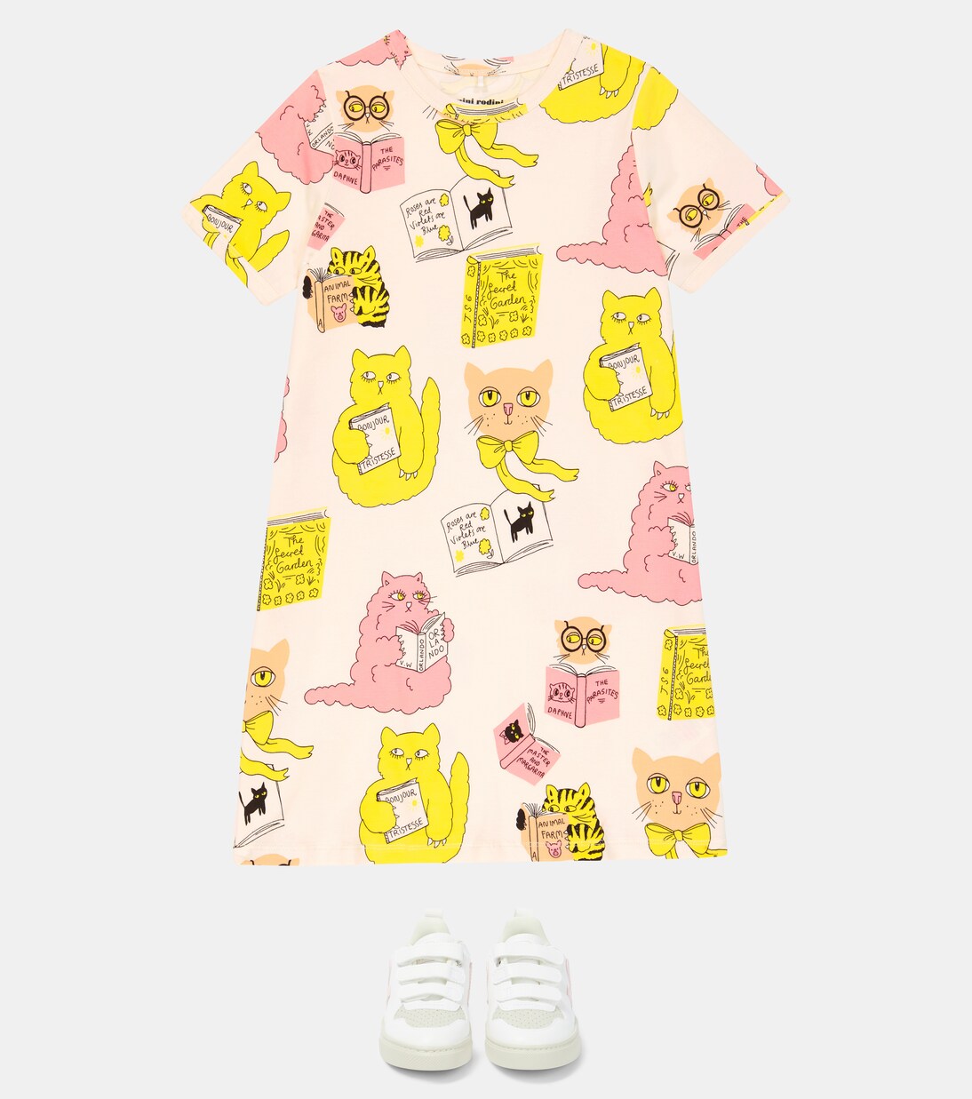 Robe imprimée en coton mélangé | Mini Rodini