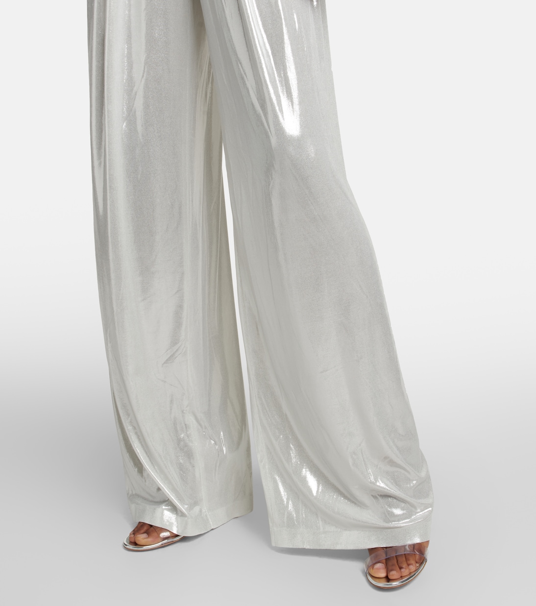 Rectangle metallic jumpsuit | Norma Kamali