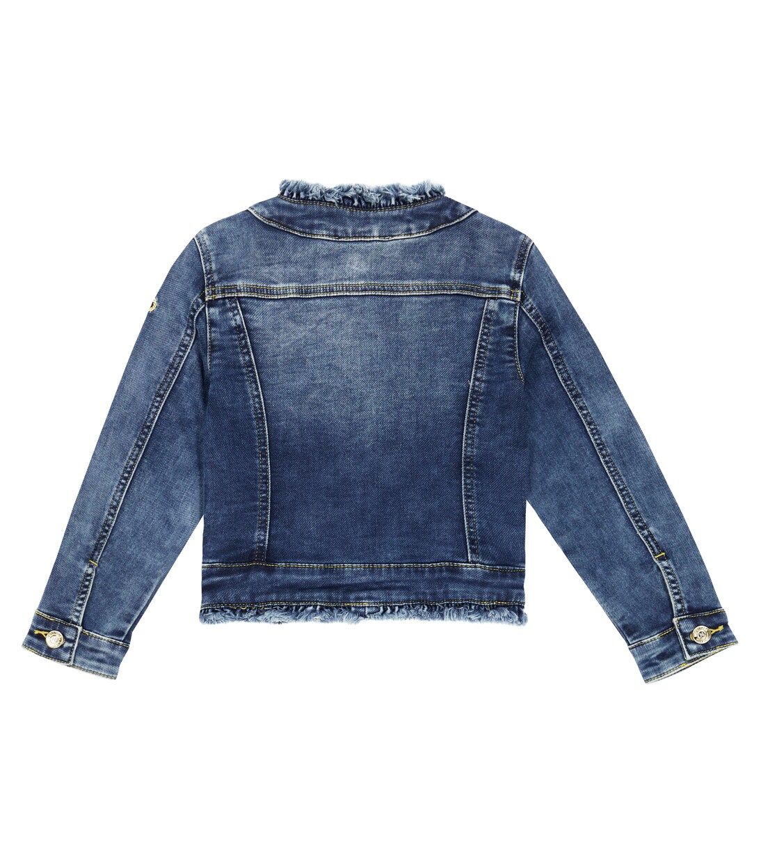 Embroidered denim jacket | Monnalisa