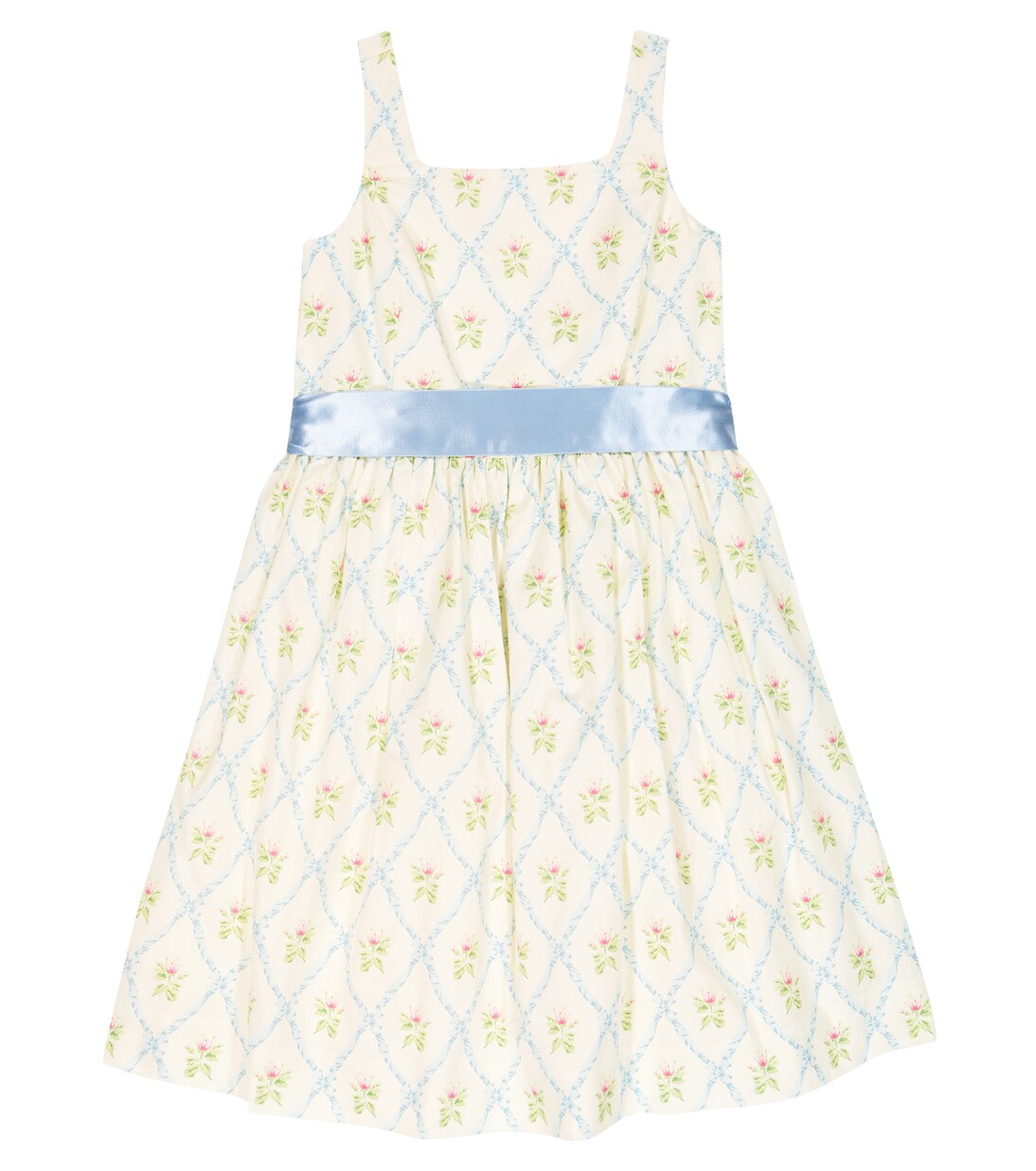 Printed cotton and silk dress | Polo Ralph Lauren Kids