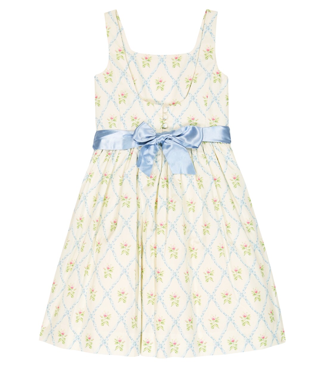 Printed cotton and silk dress | Polo Ralph Lauren Kids