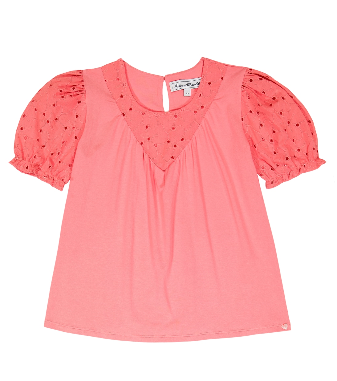 Broderie anglaise cotton-blend top | Tartine et Chocolat
