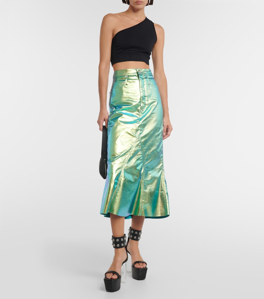 Plateausandalen Minimal Grill aus Leder | Rick Owens