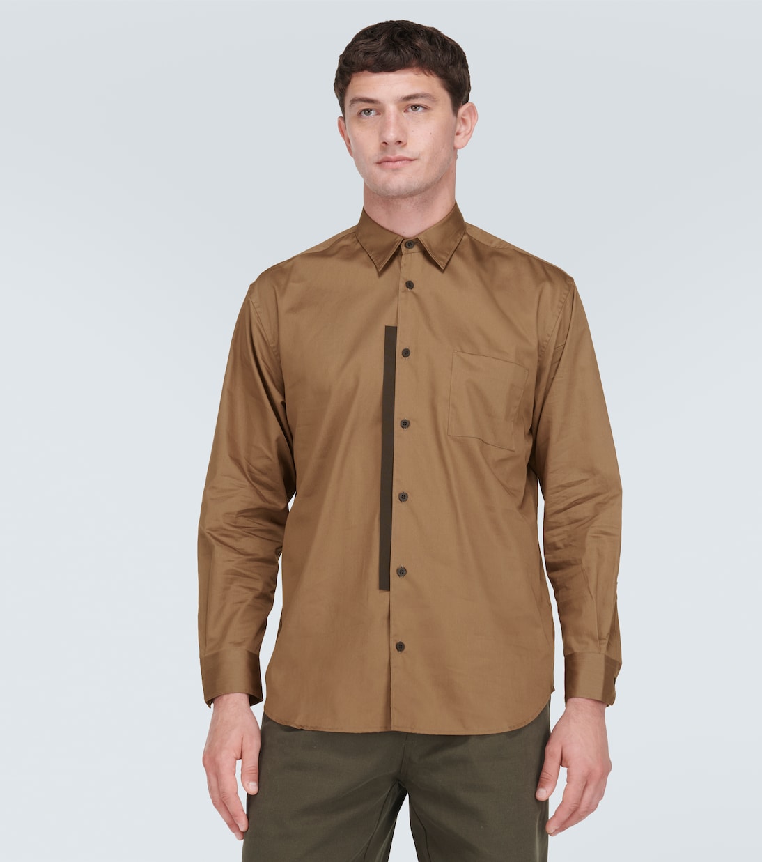 Cotton poplin shirt | GR10K