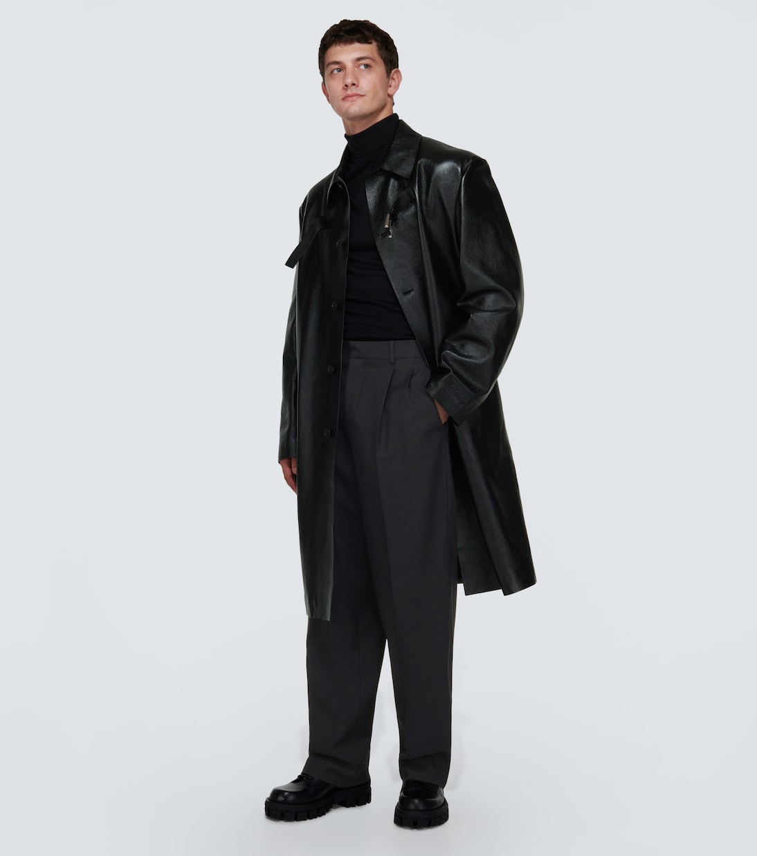 Pantaloni regular in lana | Versace