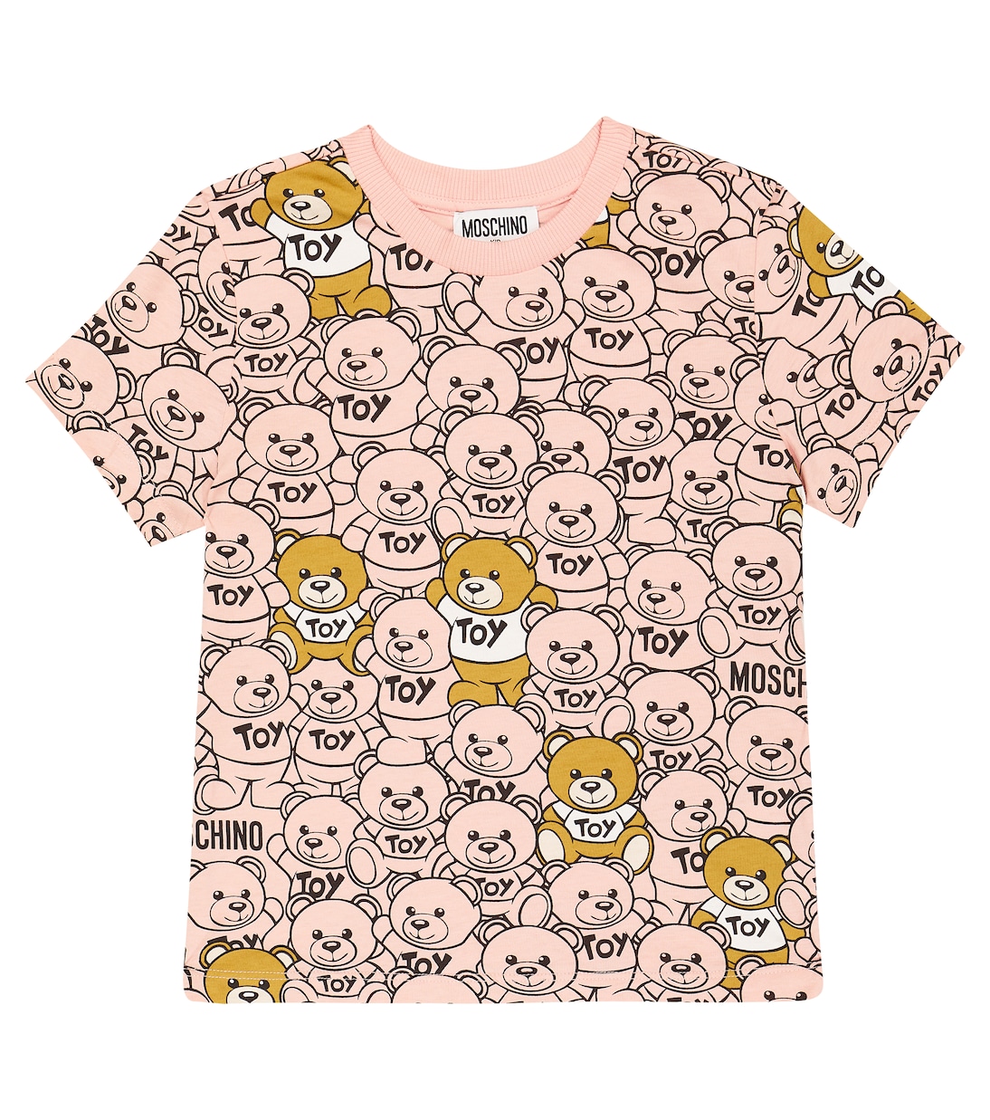 Set of 2 printed cotton jersey shirts | Moschino Kids