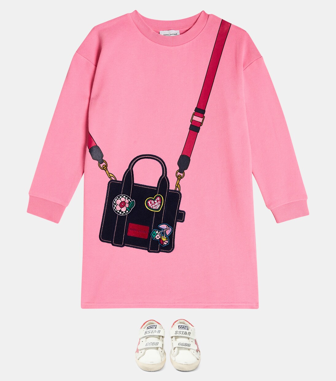 Embroidered cotton dress | Marc Jacobs Kids