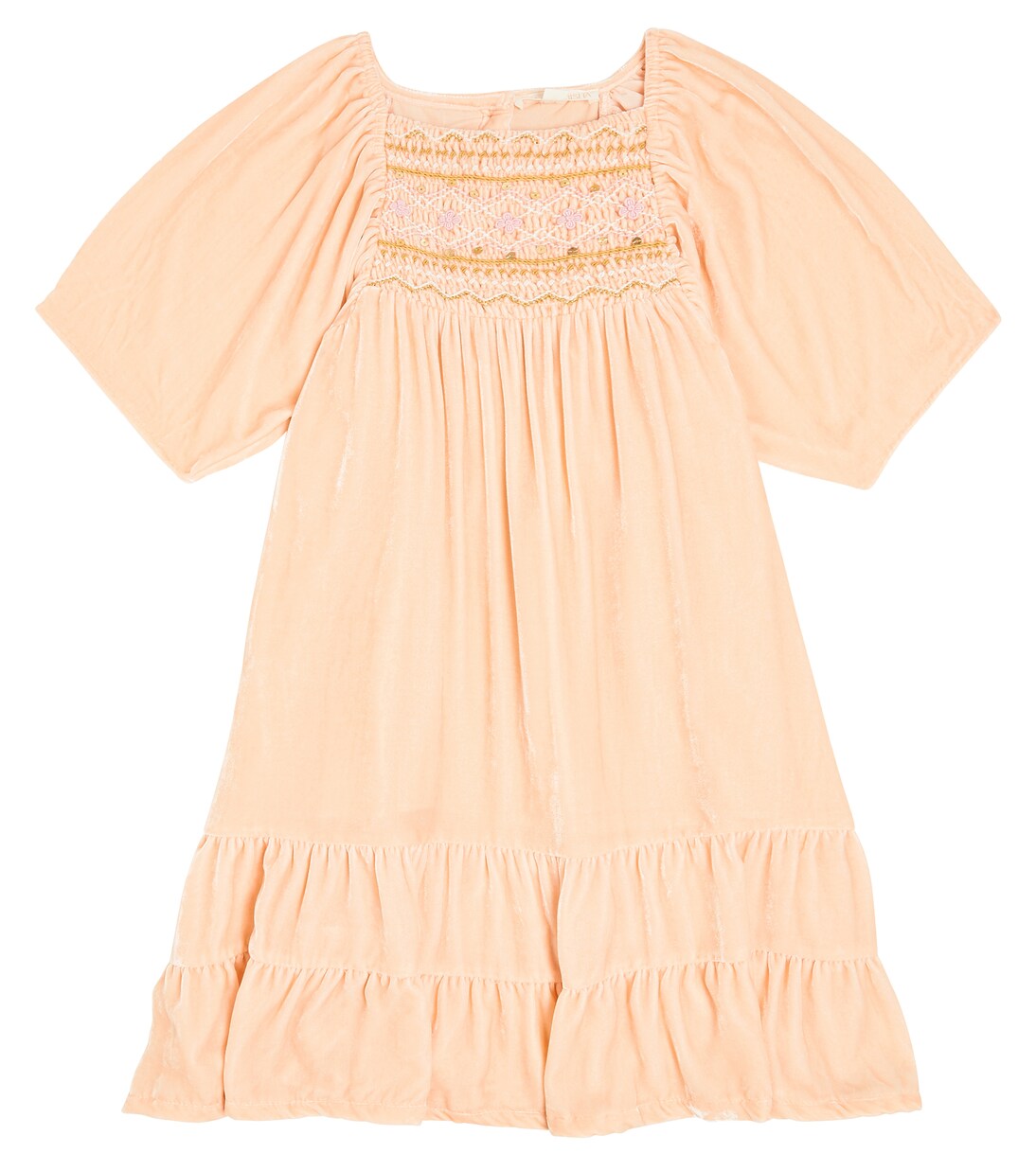 Olivina smocked velvet dress | Louise Misha