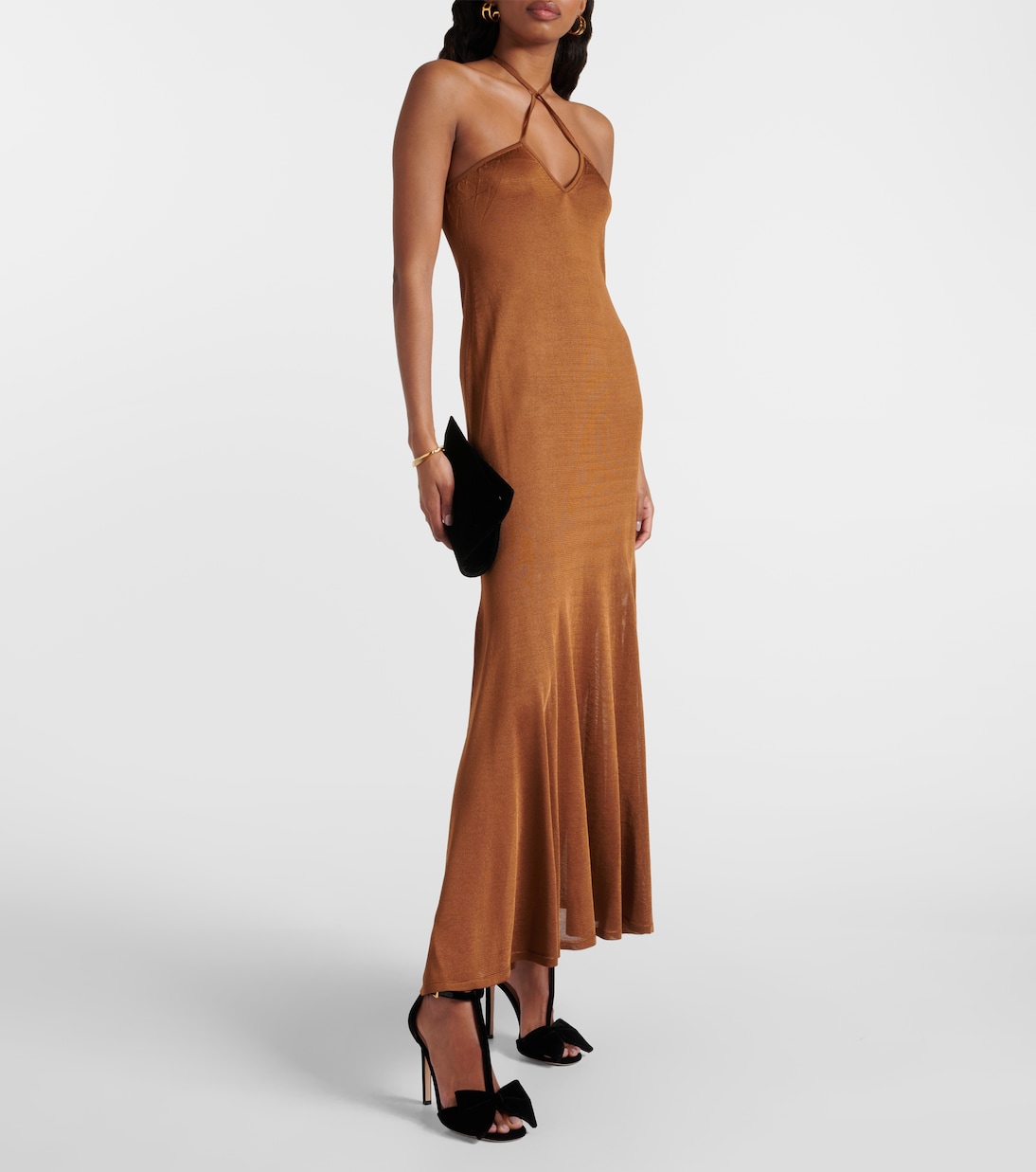 Sandalen Brigitte aus Samt | Tom Ford