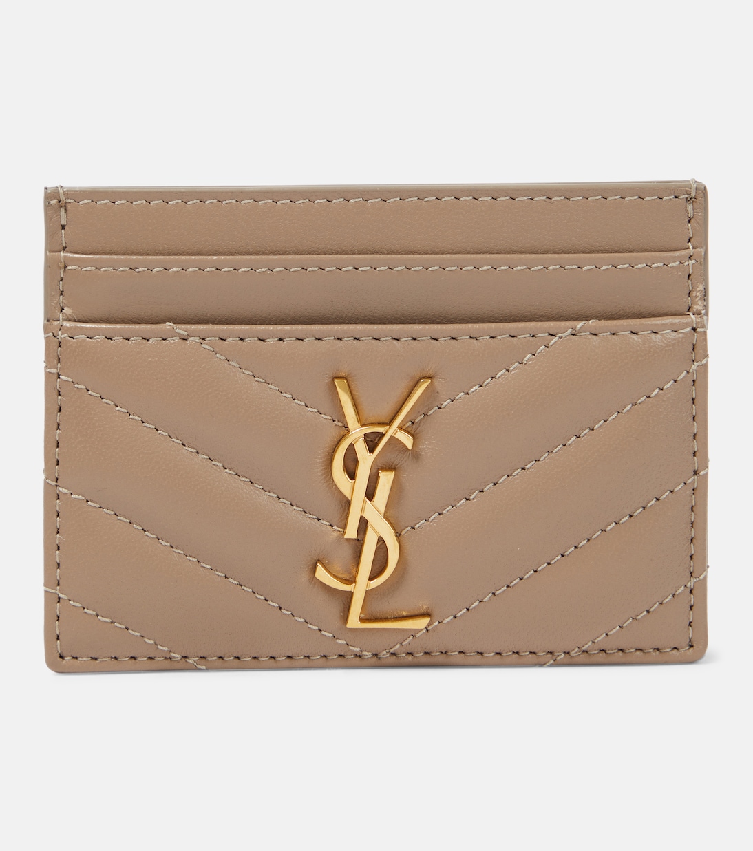 Cassandre matelassé leather cardholder | Saint Laurent
