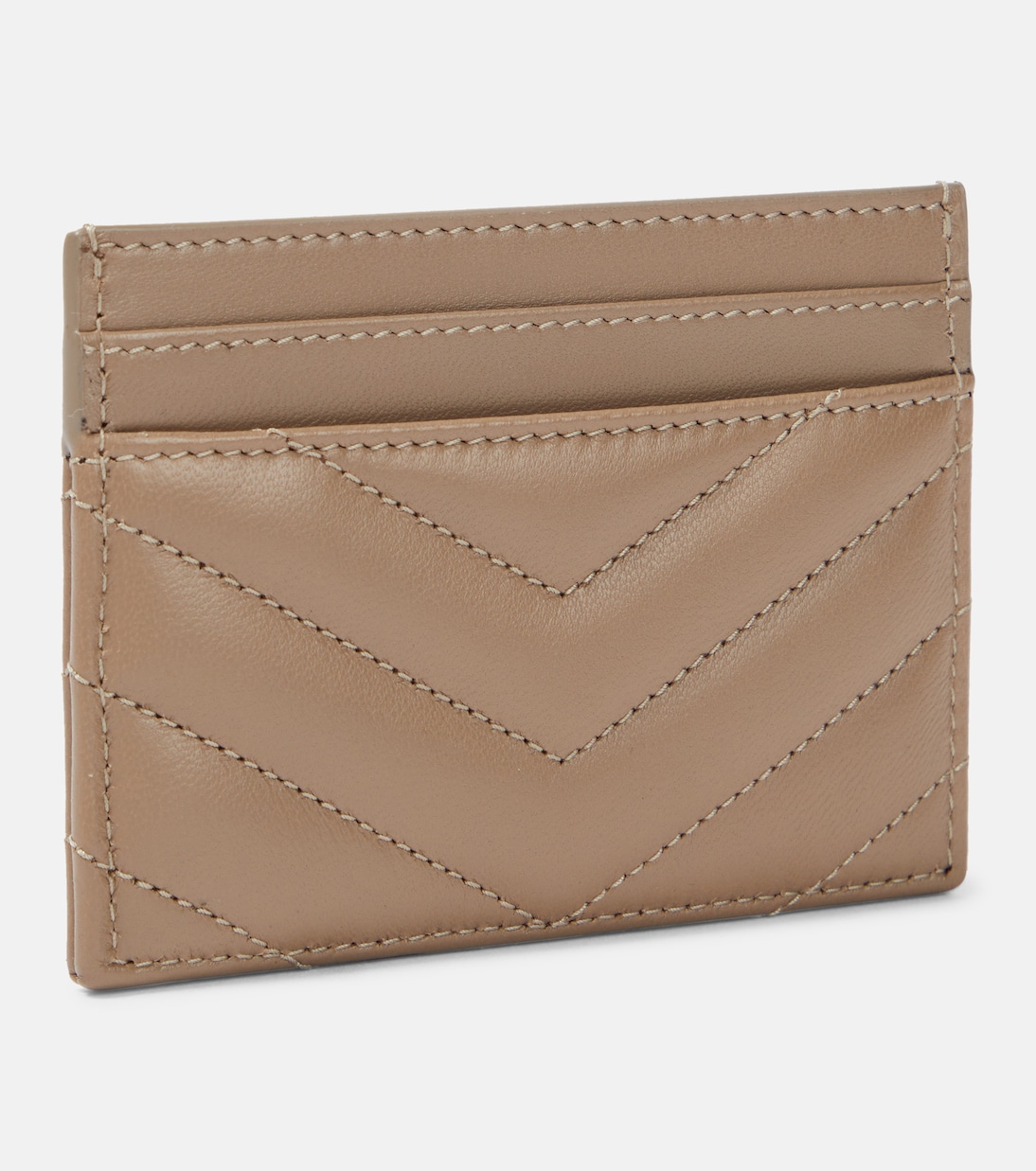 Cassandre matelassé leather cardholder | Saint Laurent