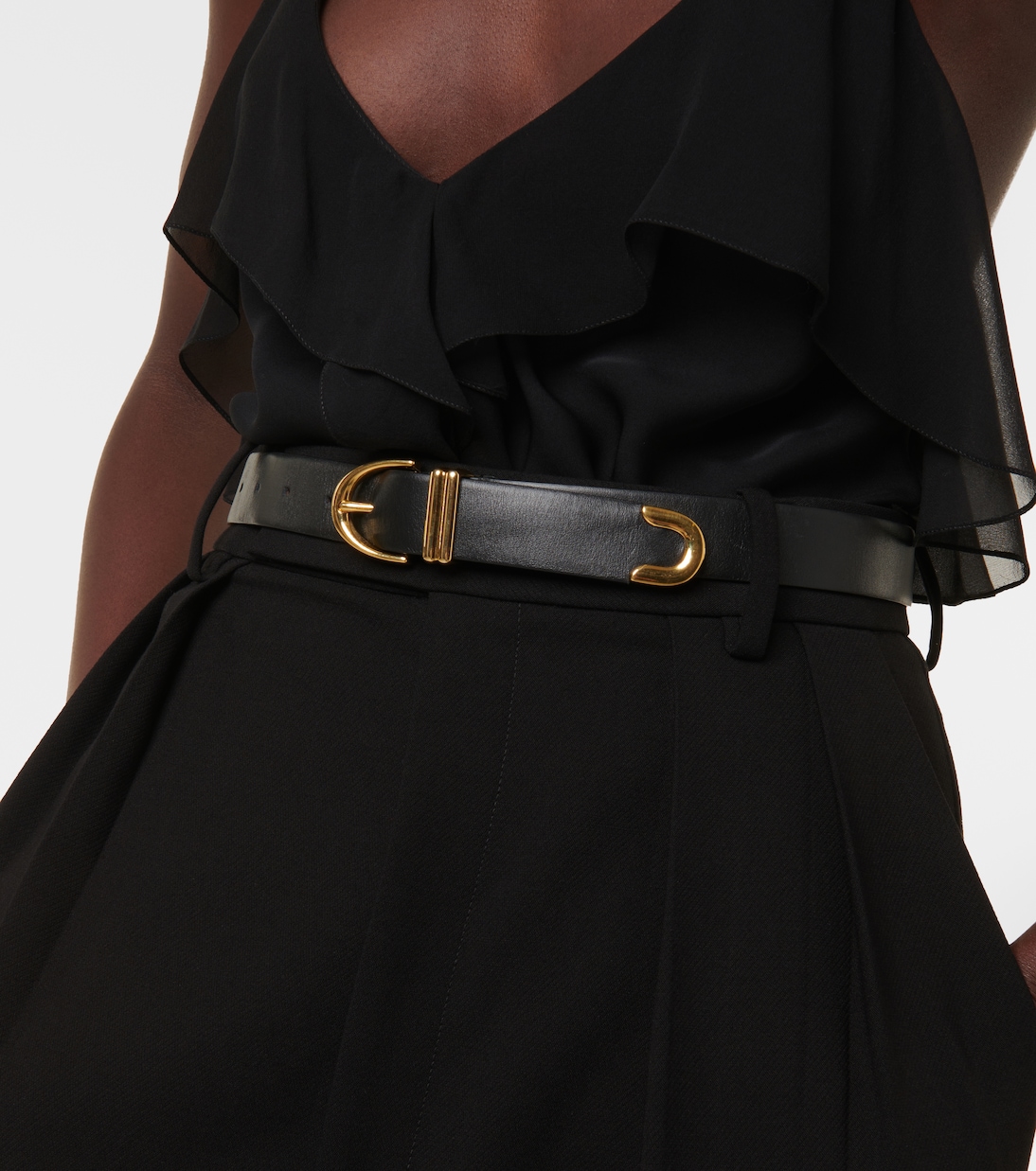 Bambi leather belt | Khaite
