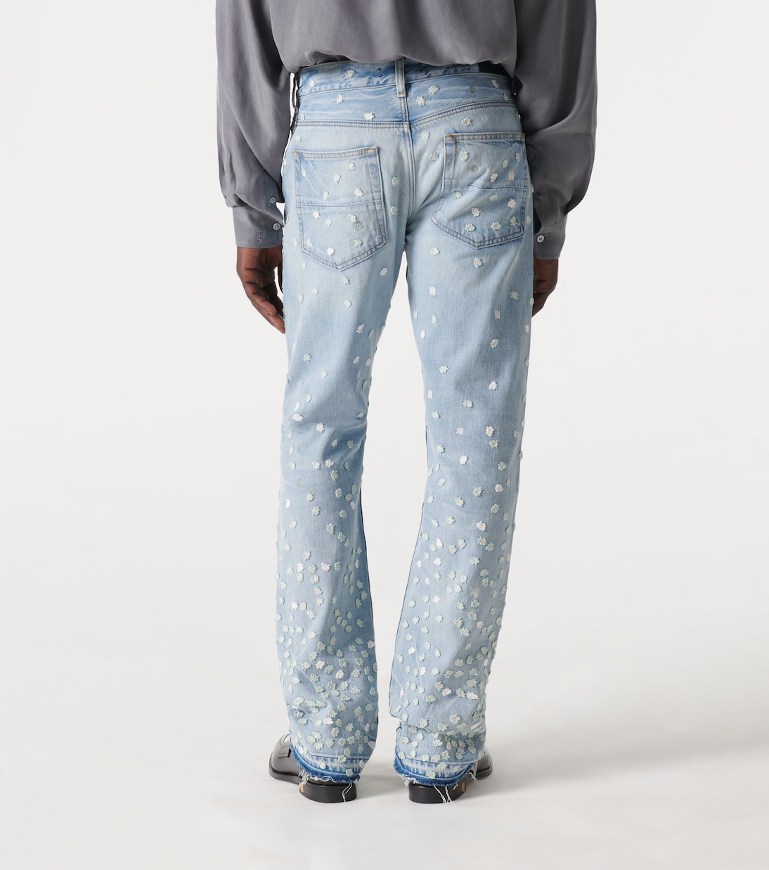 Floral straight jeans | Amiri