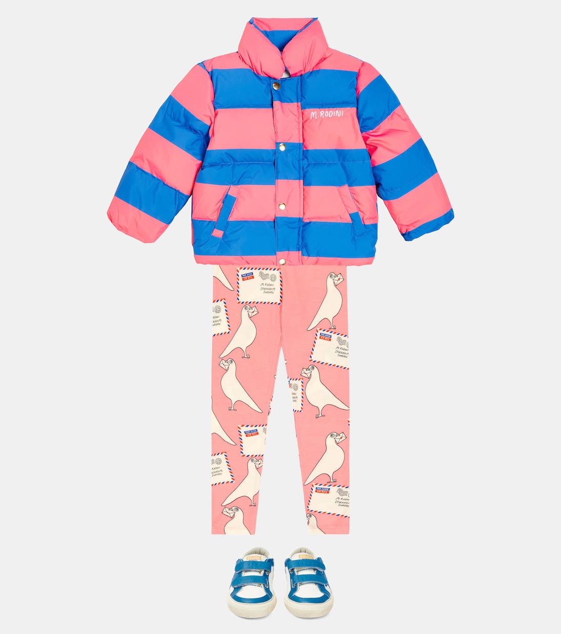 Baskets May School en cuir | Golden Goose Kids