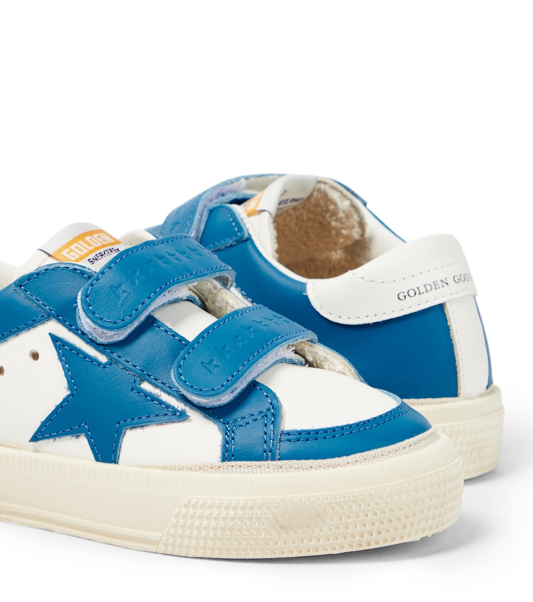 Baskets May School en cuir | Golden Goose Kids